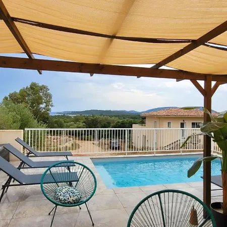 Casa Lucia 100m2 Piscine Privee 10 Pers San Ciprianu Climatisee Dom wakacyjny *