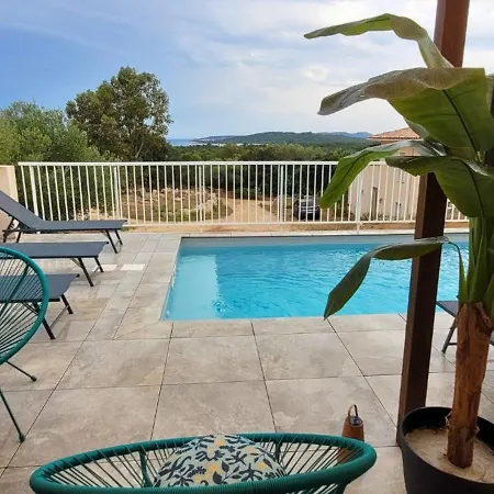 Dom wakacyjny Casa Lucia 100m2 Piscine Privee 10 Pers San Ciprianu Climatisee